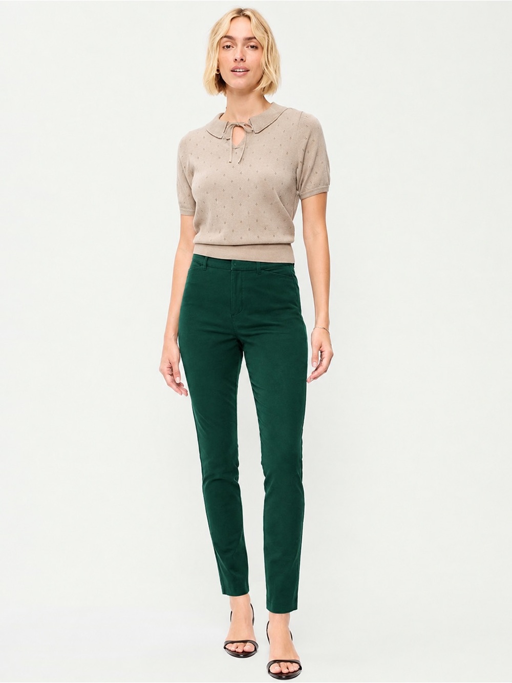 Old Navy High Rise Pixie Pants with Secret Smooth Pockets